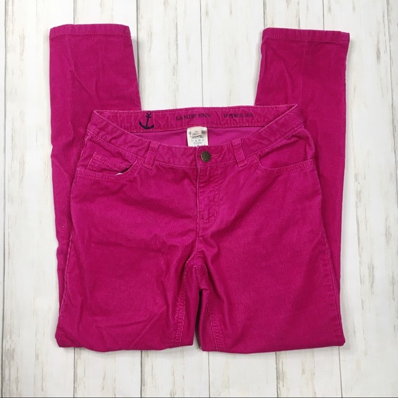 Lands' End Other - Lands End Pink Corduroy Pencil Leg Jeans